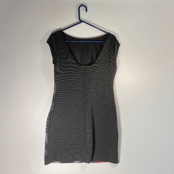 Scoop-Back Cap-Sleeve Dress | Desigual - Picture 2 of 8